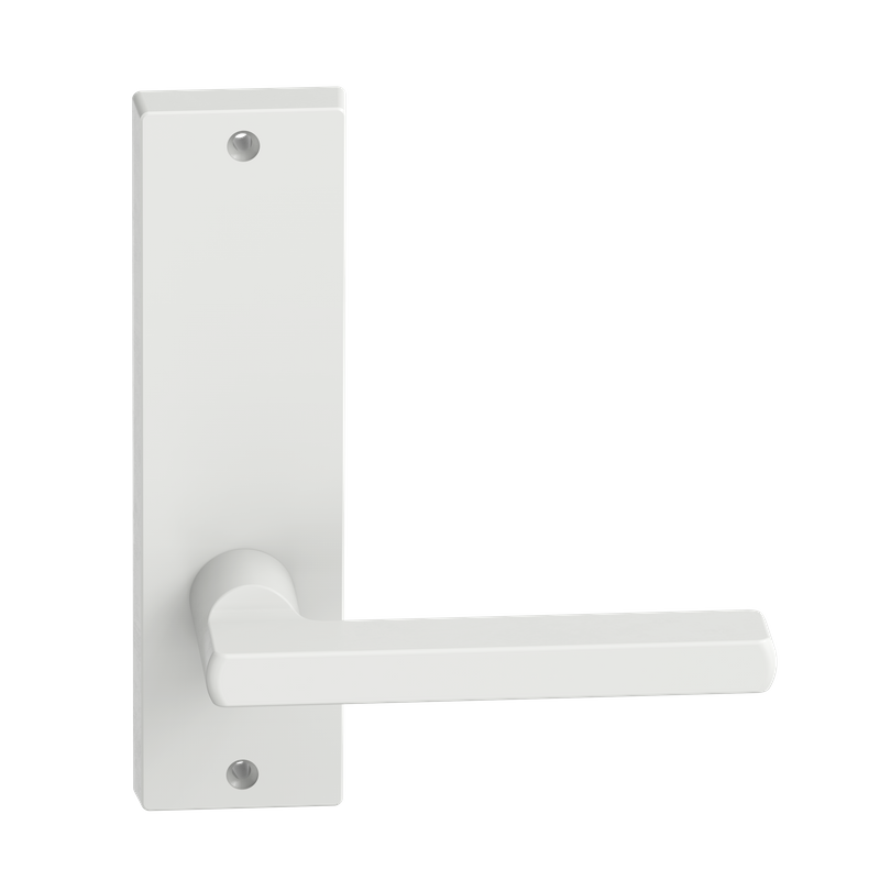 Rectangular Plate Lever #33 Plain/Visible WHT