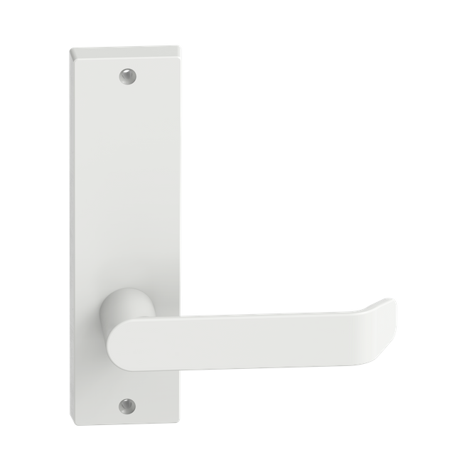 Rectangular Plate Lever #34 Plain/Visible WHT