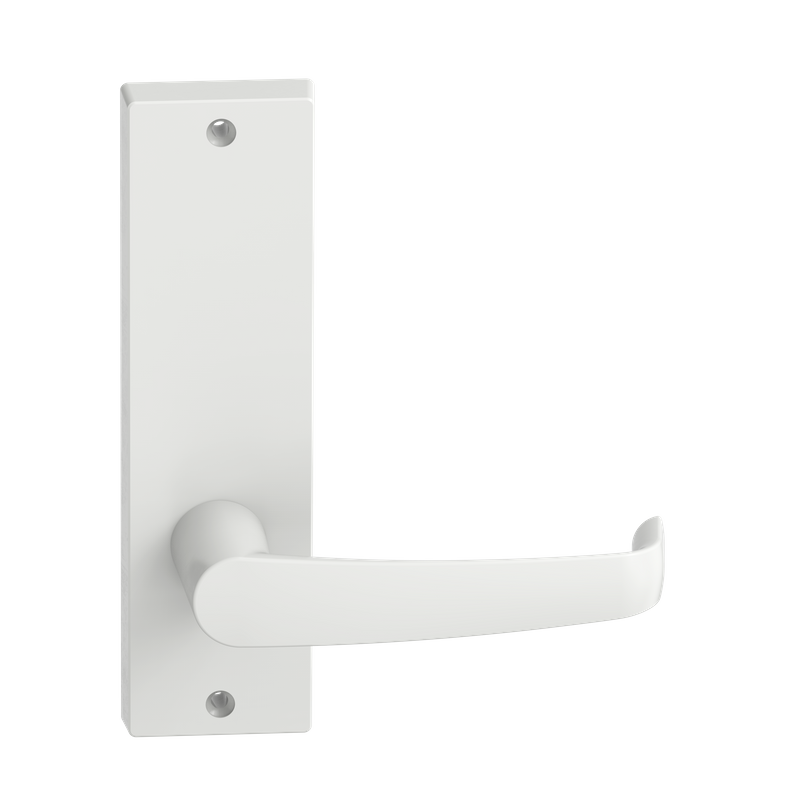 Rectangular Plate Lever #37 Plain/Visible WHT