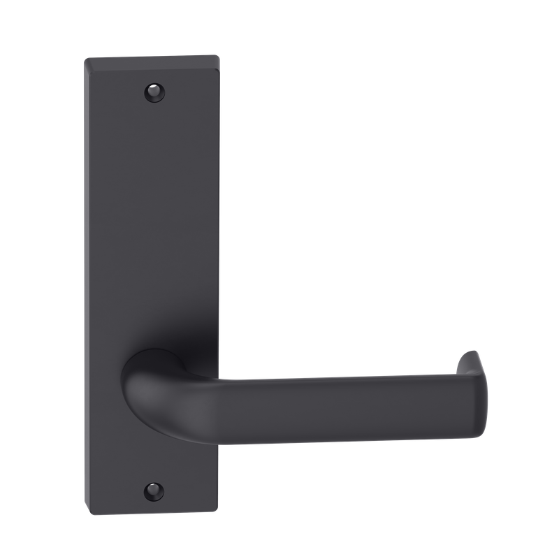 Rectangular Plate Lever #38 Plain/Visible BLK 