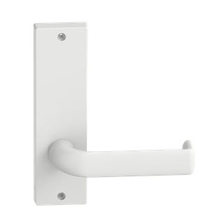 Rectangular Plate Lever #38 Plain/Visible WHT