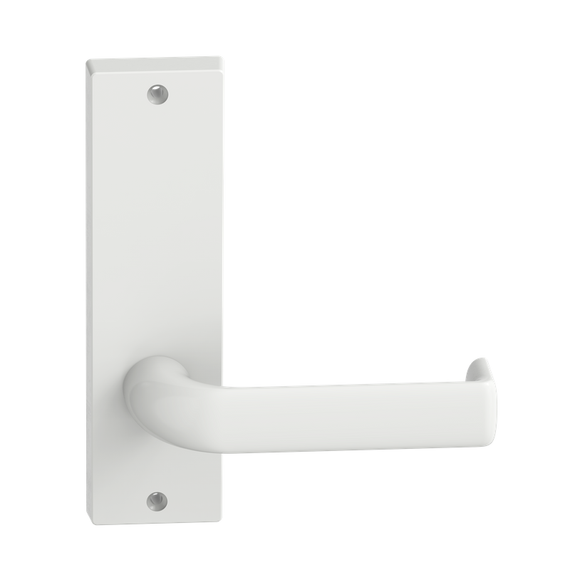 Rectangular Plate Lever #38 Plain/Visible WHT