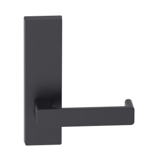 Rectangular Plate Lever #35 Plain/Concealed BLK 