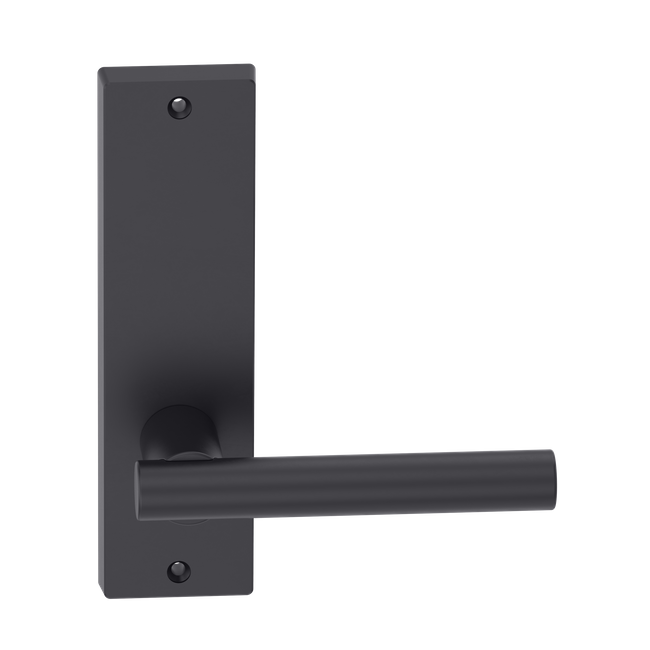 Rectangular Plate Lever #12 Plain/Visible BLK 