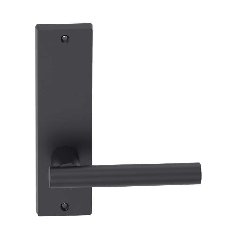 Rectangular Plate Lever #12 Plain/Visible BLK 