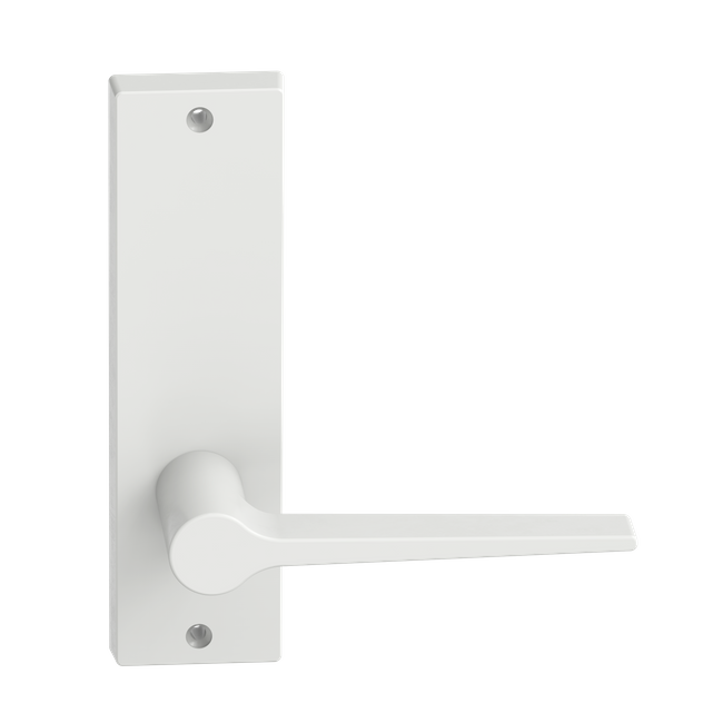 Rectangular Plate Lever #14 Plain/Visible WHT