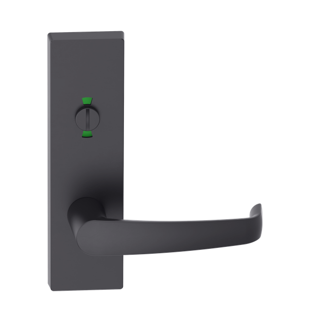 Rectangular Plate Lever #37 Emergency Release Indicating/Concealed BLK