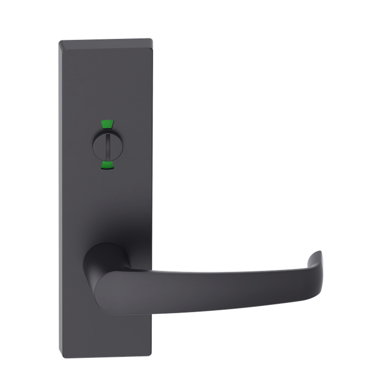 Rectangular Plate Lever #37 Emergency Release Indicating/Concealed BLK