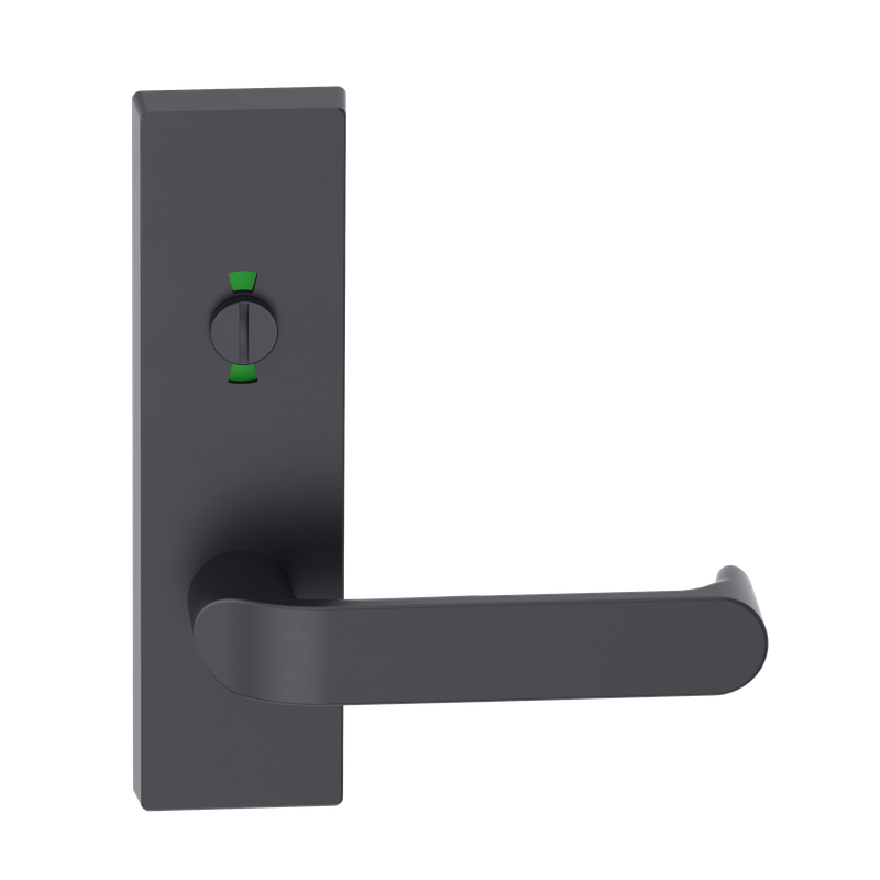 Rectangular Plate Lever #36 Emergency Release Indicating/Concealed BLK