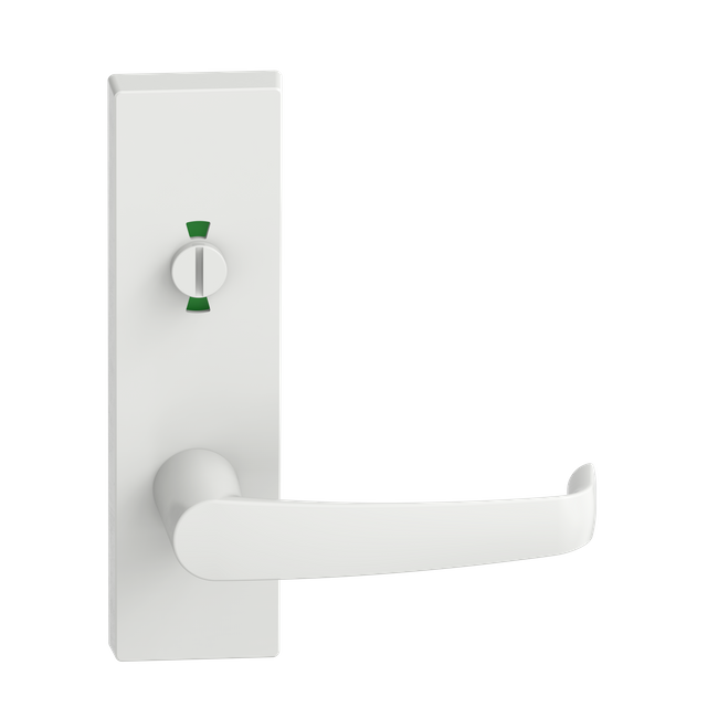 Rectangular Plate Lever #37 Emergency Release Indicating/Concealed WHT