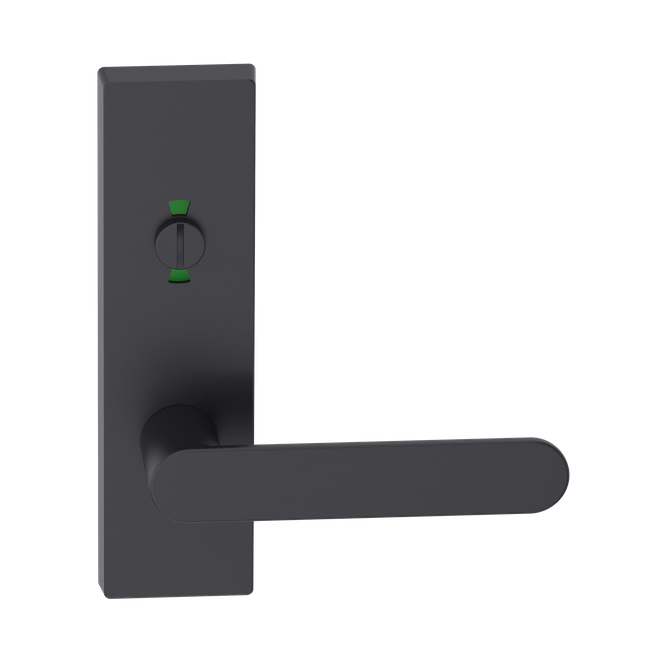 Rectangular Plate Lever #30 Emergency Release Indicating/Concealed BLK
