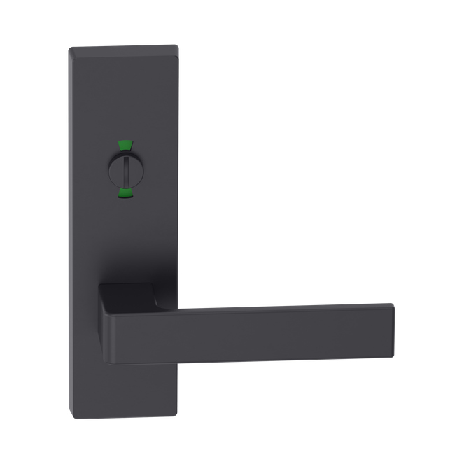 Rectangular Plate Lever #32 Emergency Release Indicating/Concealed BLK