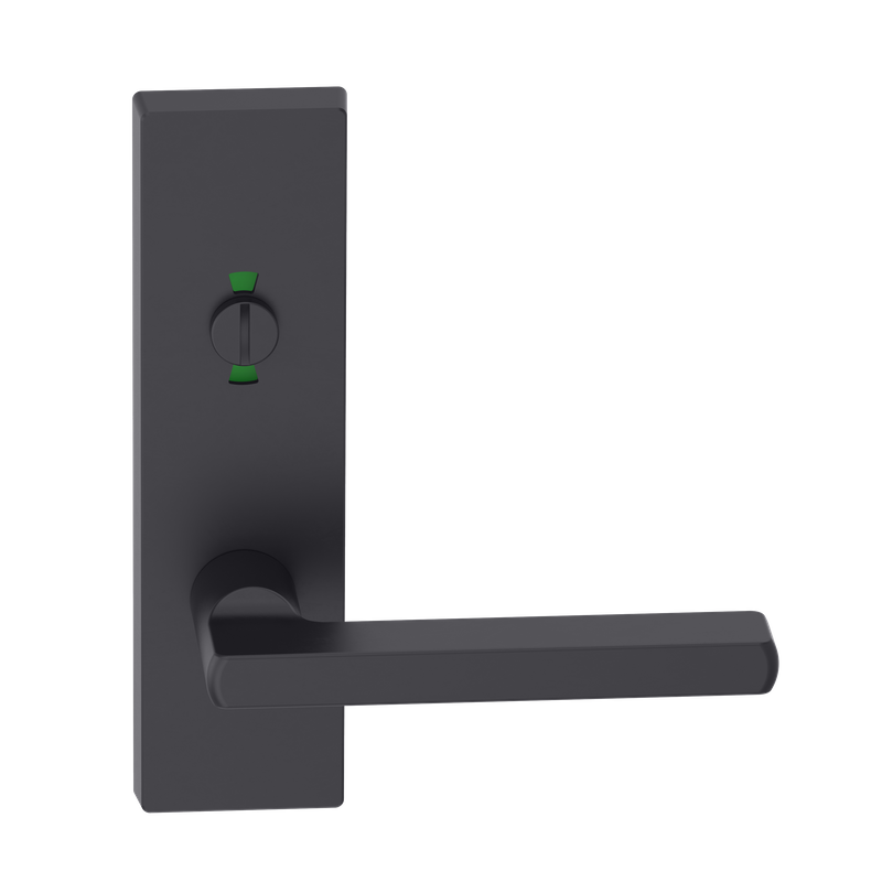 Rectangular Plate Lever #33 Emergency Release Indicating/Concealed BLK