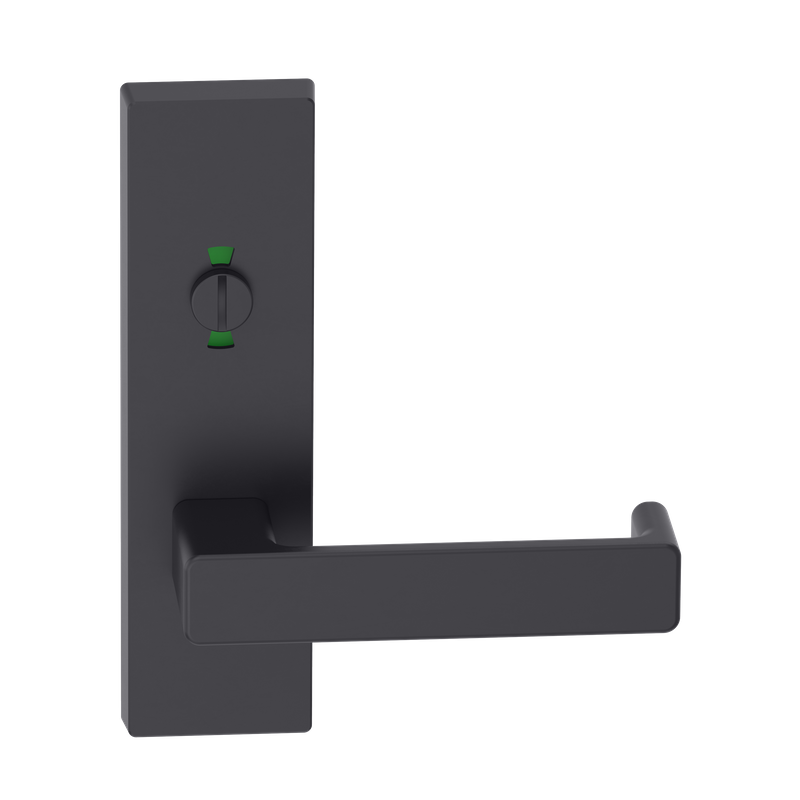 Rectangular Plate Lever #35 Emergency Release Indicating/Concealed BLK