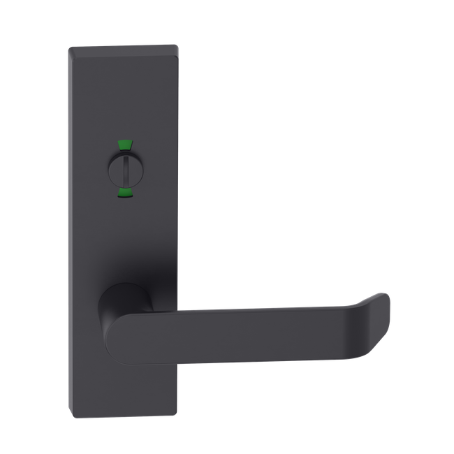 Rectangular Plate Lever #34 Emergency Release Indicating/Concealed BLK