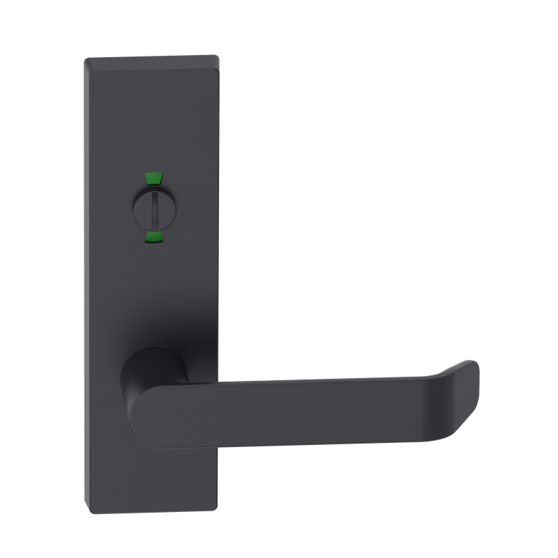 Rectangular Plate Lever #34 Emergency Release Indicating/Concealed BLK