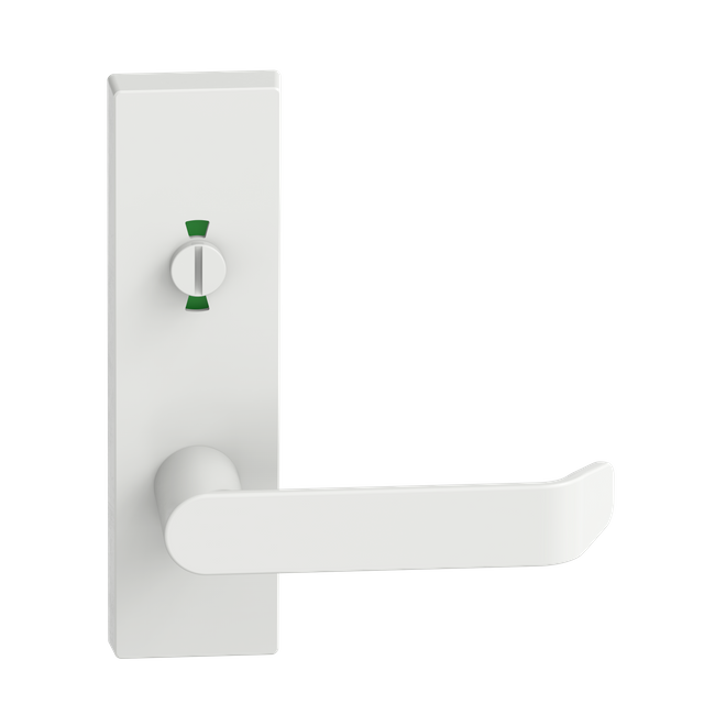 Rectangular Plate Lever #34 Emergency Release Indicating/Concealed WHT