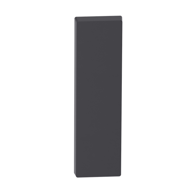 Rectangular Blank Plate Plain/Concealed BLK