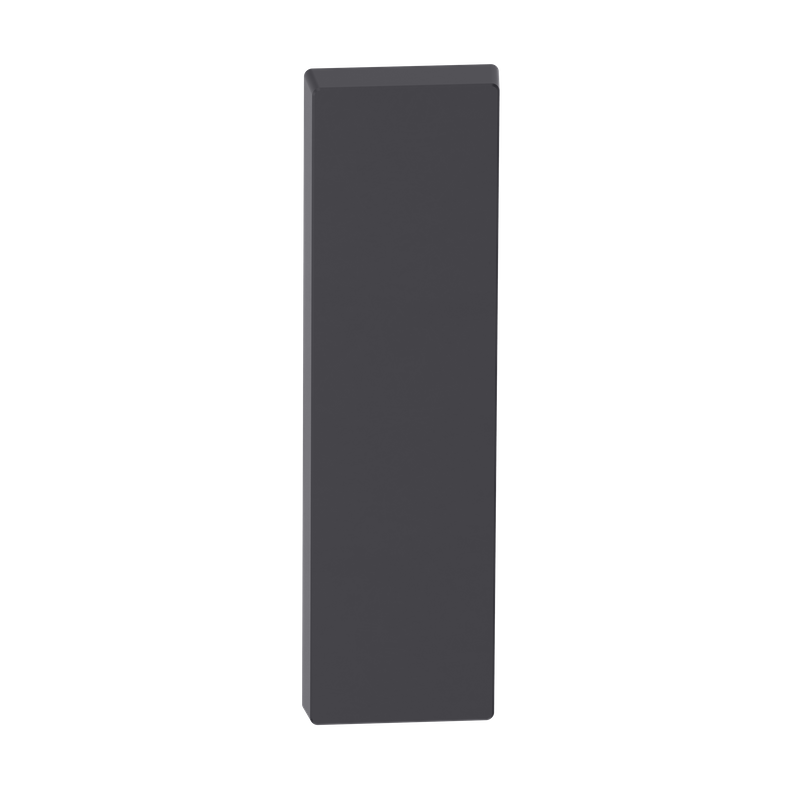 Rectangular Blank Plate Plain/Concealed BLK