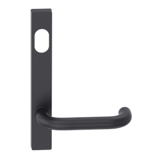 Narrow Plate Lever #10 Cylinder/Concealed BLK 