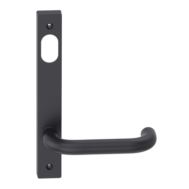 Narrow Plate Lever #10 Cylinder/Visible BLK 