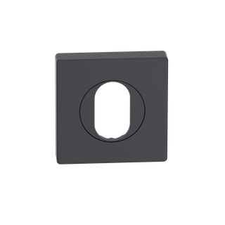 Square Cylinder Escutcheon BLK 