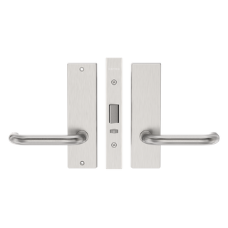 60mm Backset Mortice Lock Kit - Plain/Plain