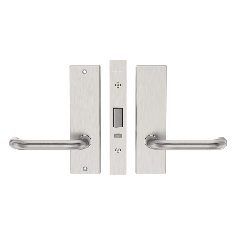 60mm Backset Mortice Lock Kit - Plain/Plain