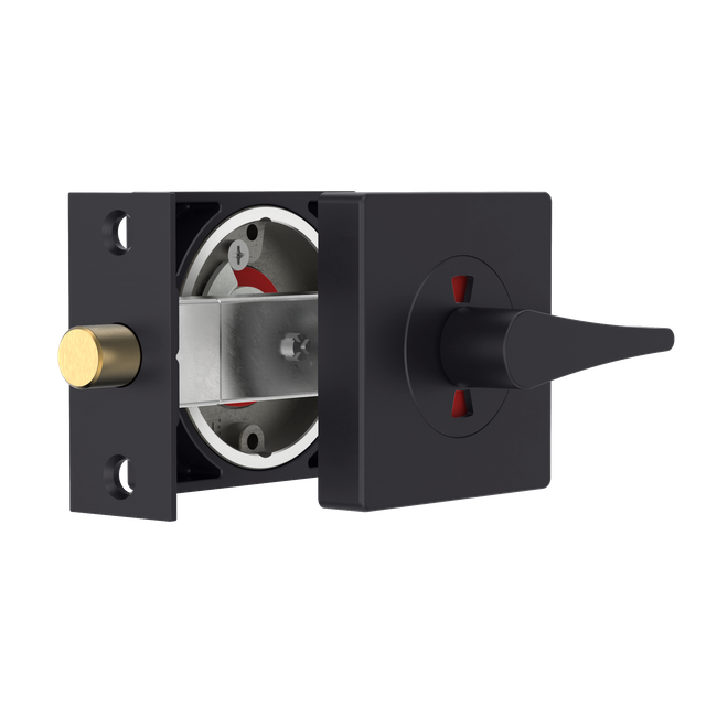 Square DDA Indicating Lock Set BLK