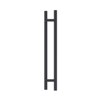 Round Section Offset H-Pull BTB Handle 32 x 600 CTC x 800 OA BLK