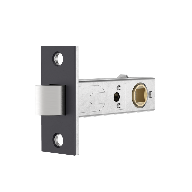 Tubular Privacy Latch 60mm Backset BLK