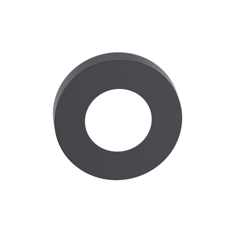 Round Escutcheon 63mm Cover BLK