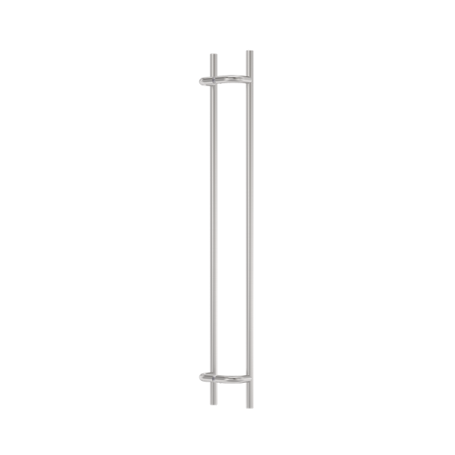 Slimeline Round Section Offset H-Pull Handle 750 CTC x 900 OA SSS