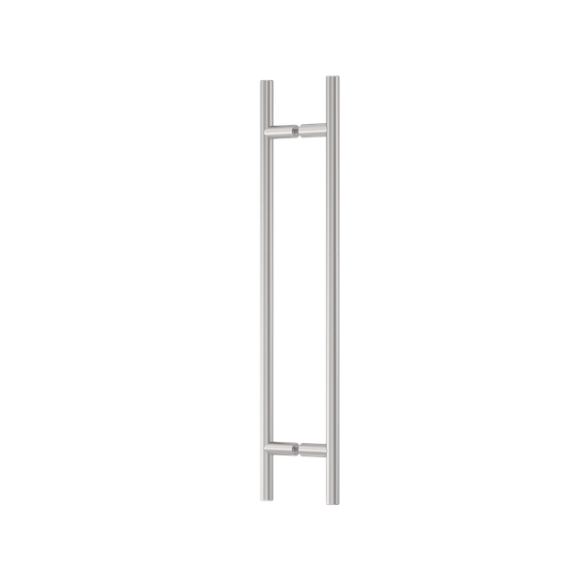 Slimline Round Section H-Pull Handle 450 CTC x 600 OA SSS