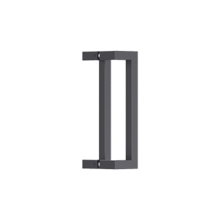 Square Section Offset BTB Handle 25 x 300 CTC x 325 OA BLK