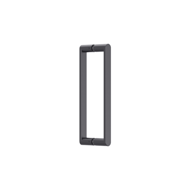 Flat Section Handle Set 25 x 300 CTC x 325 OA BLK