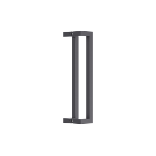 Square Section Offset BTB Handle 25 x 450 CTC x 475 OA BLK