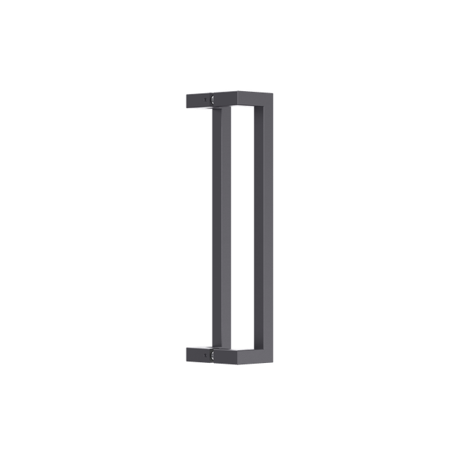 Square Section Offset BTB Handle 25 x 450 CTC x 475 OA BLK