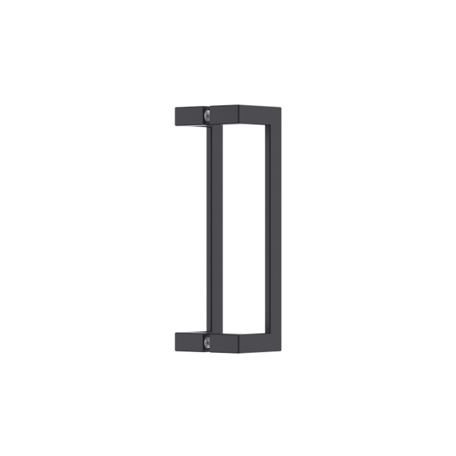 Flat Square Section Offset BTB Handle 25 x 300 CTC x 325 OA BLK