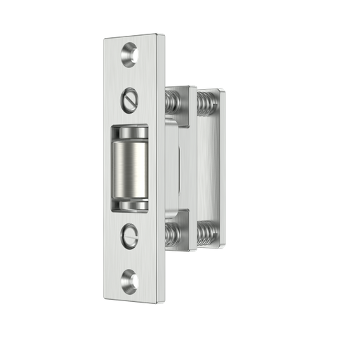 Roller Bolt Satin Chrome - Steel Roller