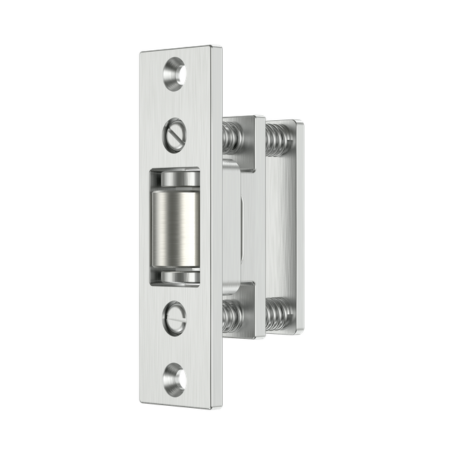 Roller Bolt Satin Chrome - Steel Roller