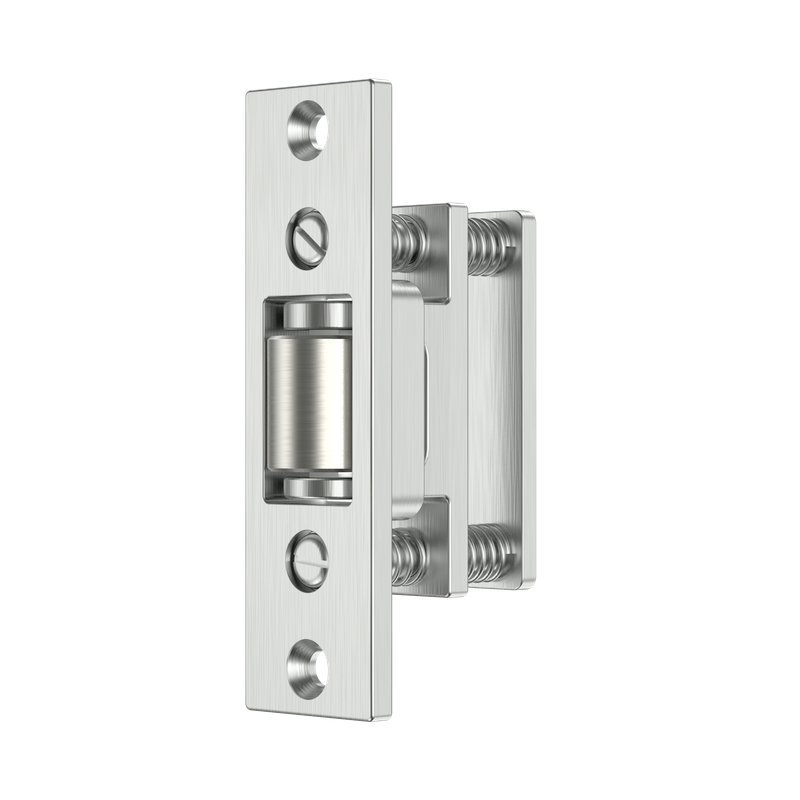 Roller Bolt Satin Chrome - Steel Roller