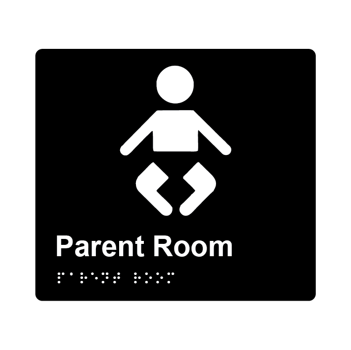 L1008 Parent Room Braille Sign 200x180mm