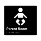 L1008 Parent Room Braille Sign 200x180mm