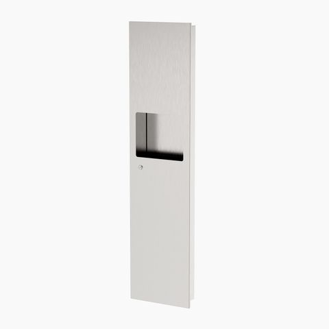 P0601 Recessed Paper Towel Dispenser & Waste Receptacle