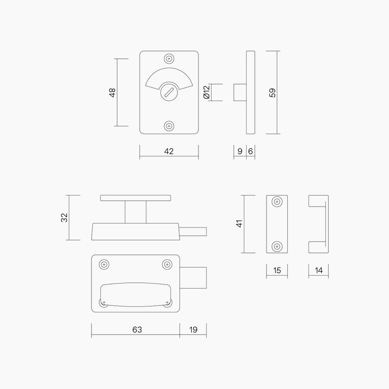 P5031 Indicator Set Screw Fix SC