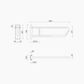 P0925 Disabled Pull Down Grab Bar 850mm x 315mm*