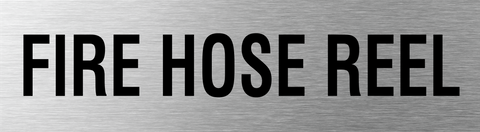 Fire Hose Reel Sign 400x110mm SSS
