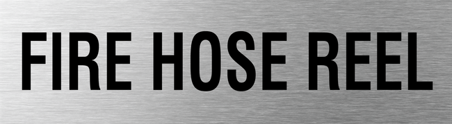 Fire Hose Reel Sign 400x110mm SSS