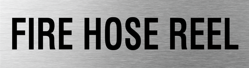 Fire Hose Reel Sign 400x110mm SSS